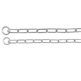 Trixie Semi-Choke Chain - félfojtó lánc (hosszúszemű) 70cm/4mm