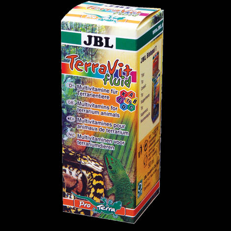 JBL TerraVit Fluid- Vitaminok és nyomelemek hüllők részére (50ml)