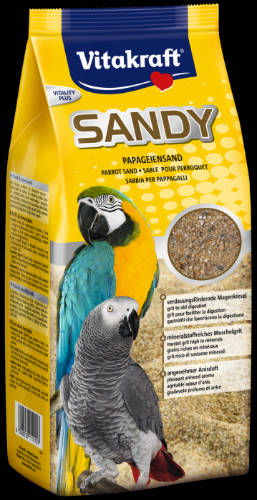 Vitakraft Sandy Vitality Plus - madárhomok nagytestű díszmadaraknak (2,5kg)