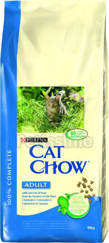 Purina Cat Chow Adult - Lazac&Tonhal - Szárazeledel (15kg)