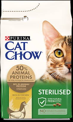 Purina Cat Chow Adult - Sterilized (csirke) - Szárazeledel (15kg)