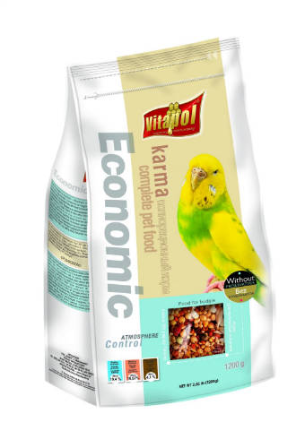 Vitapol Economic - Teljesértékű eledel - Hullámos papagájok részére (1,2kg)