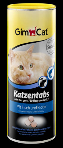 GimCat Cat Tabs with Fish und Biotin - Kiegészítő eleség (Halas,biotinos tabletta) macskák részére (710db)