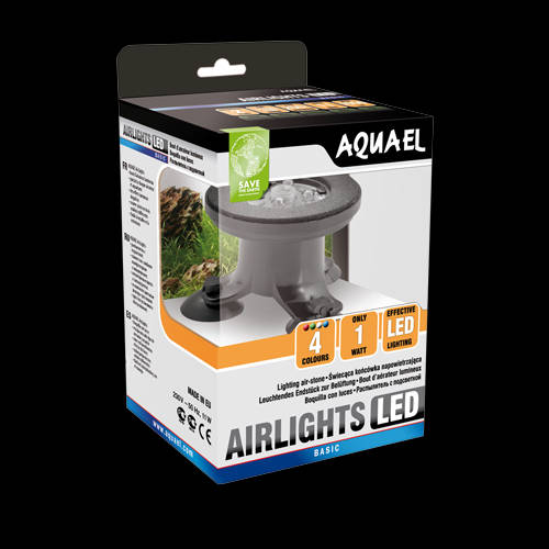 AquaEl Airlights LED - Akváriumi levegőztető LED világítással. (1W)