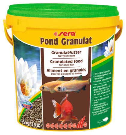 Sera Pond Granulat - pond táplálék - kerti tavakba (10l)
