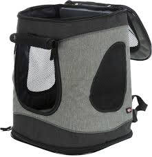 Trixie Timon Backpack - szállító hátizsák (fekete/szürke) 36x44x26cm max:12kg