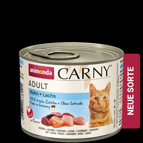 Animonda Carny Adult (csirke,lazac) konzerv - Felnőtt macskák részére (200g)