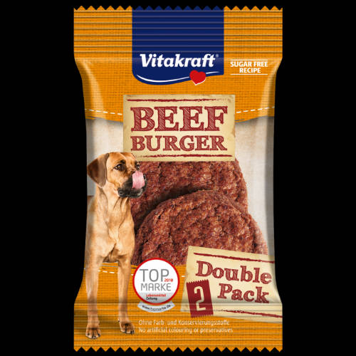 Vitakraft Beef Burger - jutalomfalat (hamburger) kistestű kutyák részére (2x18g)