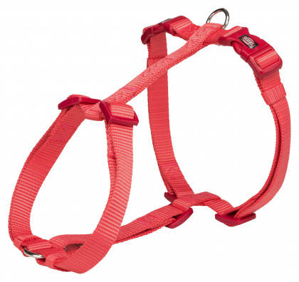 Trixie Premium H-harness - hám (korall szín) kutyák részére (M-L) 52-75cm/20mm