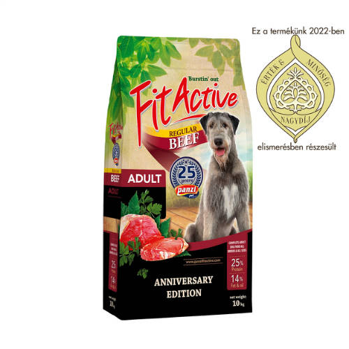 FitActive Premium Beef Edition Adult - száraztáp (marha) kutyák részére (10kg)