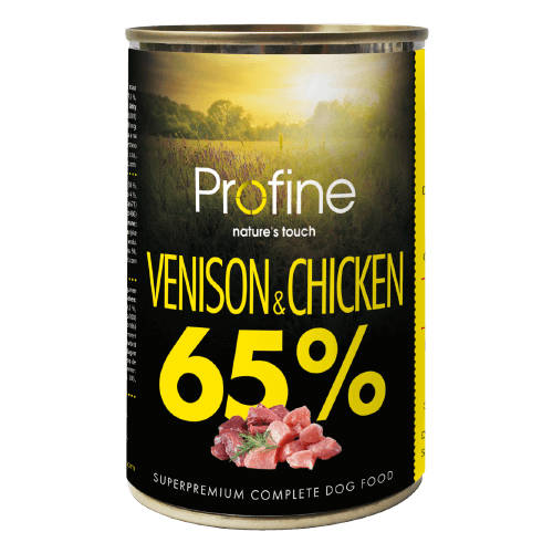 Profine Pure Meat Venison&Chicken - nedves eledel (vadhús,csirke) kutyák részére (400g)