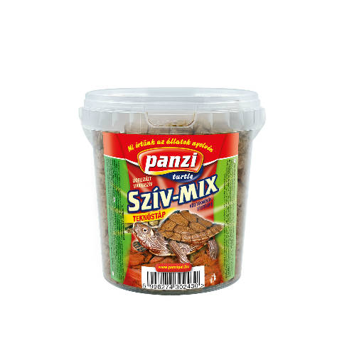 Panzi Szív-mix - táplálék díszhalak részére (vödrös) 100g
