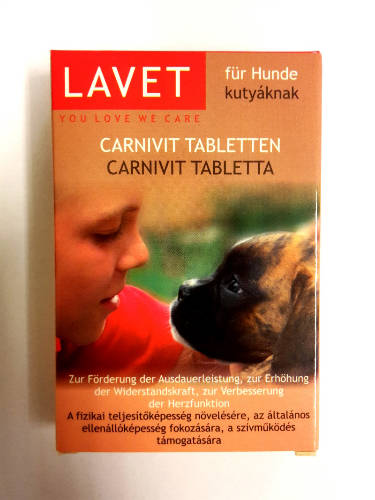 Lavet Carnivit Tabletten - Vitamin készítmény (Carnivit) sport és munkakutyák részére 50g/50db tbl.
