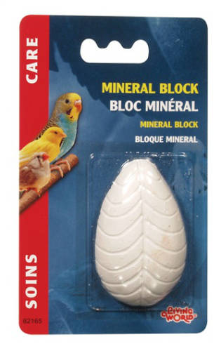 Living World Mineral Block - kiegészítő eleség (csőrkoptató) papagájok részére (35g)